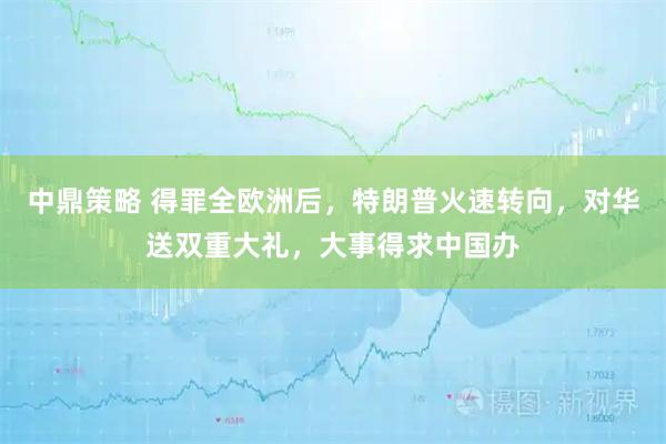 中鼎策略 得罪全欧洲后，特朗普火速转向，对华送双重大礼，大事得求中国办